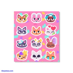 Subliminal Chibi Buds Stickers