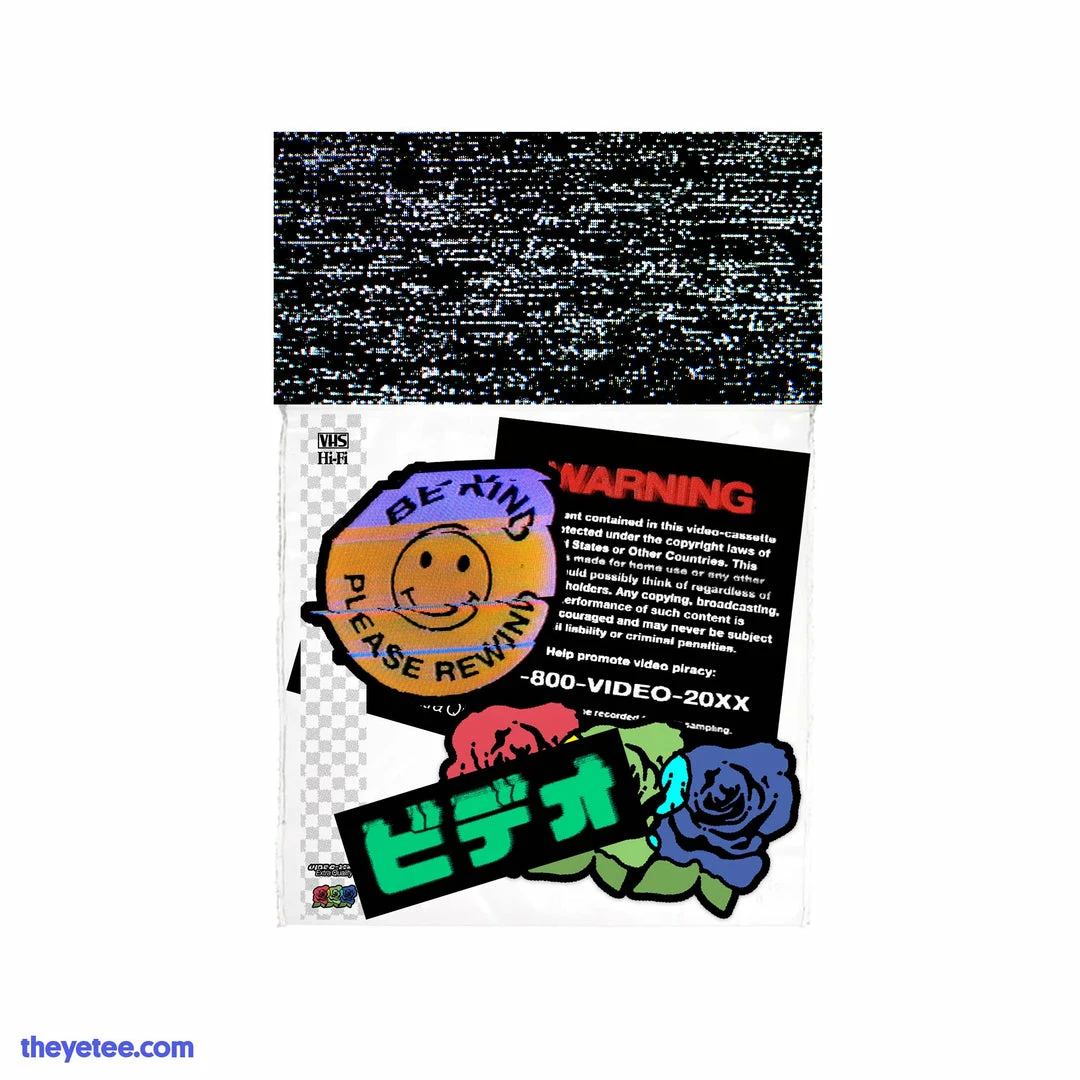 Best Pirce β€οΈ Marc Junker Stickers VHS Sticker Pack π 3 Marc Junker Stickers VHS Sticker Pack