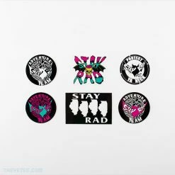 Stay Rad Sticks Stickers