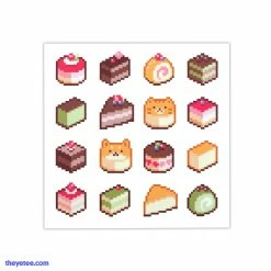 Pixel Eyebat Stickers Byte Sized Snacks