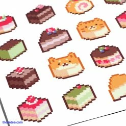 Pixel Eyebat Stickers Byte Sized Snacks