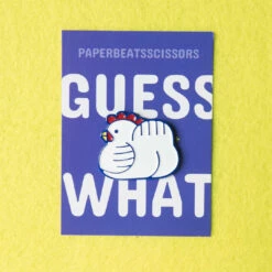 Paperbeatsscissors! Guess What Pin Pins