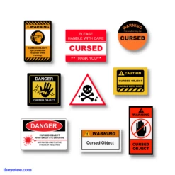 Natasha Petrovic Stickers Cursed Objects