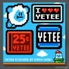 Brand new 😀 The Yetee Yetee Gear Super Yetee Land Stickers ✔️ 2 The Yetee Yetee Gear Super Yetee Land Stickers