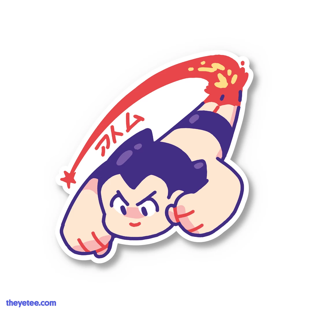 New ✨ Astro Boy/Tezuka Productions Incoming Hero Stickers ⌛ 3 Astro Boy/Tezuka Productions Incoming Hero Stickers