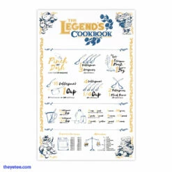 JobJob LLC Legend's Cookbook Conversion Poster Books & Prints