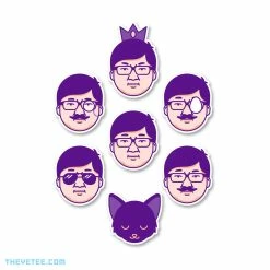 ProZD Many Sticker Faces Stickers