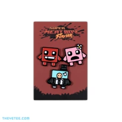 Meat Boy Family Fun Pin Set Pins