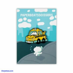 Paperbeatsscissors! Pins Taxi Pin