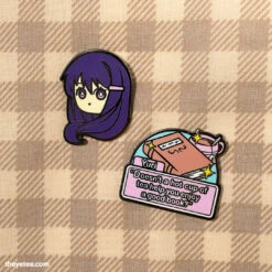 Doki Doki Literature Club Yuri Pin Set