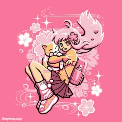 Pixel Eyebat Sakura Snuggles Apparel